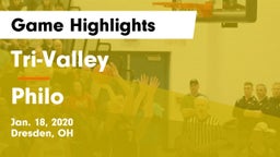 Tri-Valley  vs Philo  Game Highlights - Jan. 18, 2020