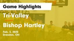 Tri-Valley  vs Bishop Hartley  Game Highlights - Feb. 3, 2020