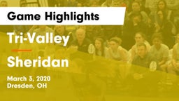 Tri-Valley  vs Sheridan  Game Highlights - March 3, 2020