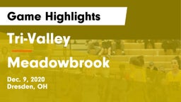 Tri-Valley  vs Meadowbrook  Game Highlights - Dec. 9, 2020