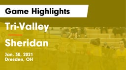 Tri-Valley  vs Sheridan  Game Highlights - Jan. 30, 2021