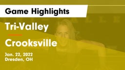Tri-Valley  vs Crooksville  Game Highlights - Jan. 22, 2022