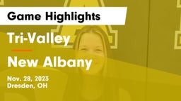 Tri-Valley  vs New Albany  Game Highlights - Nov. 28, 2023