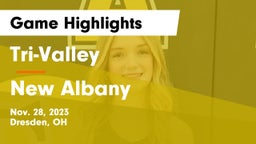 Tri-Valley  vs New Albany  Game Highlights - Nov. 28, 2023