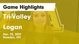 Tri-Valley  vs Logan  Game Highlights - Dec. 22, 2023