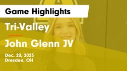 Tri-Valley  vs John Glenn JV Game Highlights - Dec. 20, 2023
