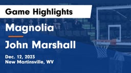 Magnolia  vs John Marshall  Game Highlights - Dec. 12, 2023