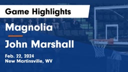 Magnolia  vs John Marshall  Game Highlights - Feb. 22, 2024