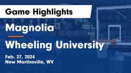 Magnolia  vs Wheeling University Game Highlights - Feb. 27, 2024