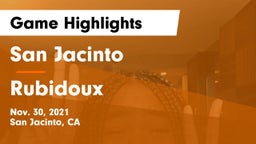 San Jacinto  vs Rubidoux  Game Highlights - Nov. 30, 2021