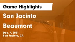 San Jacinto  vs Beaumont  Game Highlights - Dec. 7, 2021