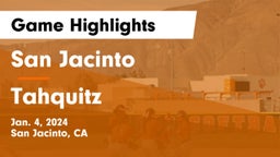 San Jacinto  vs Tahquitz  Game Highlights - Jan. 4, 2024