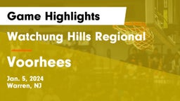 Watchung Hills Regional  vs Voorhees  Game Highlights - Jan. 5, 2024