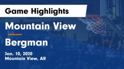 Mountain View  vs Bergman   Game Highlights - Jan. 10, 2020