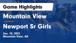 Mountain View  vs Newport Sr Girls Game Highlights - Jan. 10, 2023