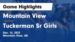 Mountain View  vs Tuckerman Sr Girls Game Highlights - Dec. 16, 2022