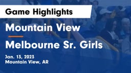 Mountain View  vs Melbourne Sr. Girls Game Highlights - Jan. 13, 2023