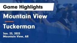 Mountain View  vs Tuckerman  Game Highlights - Jan. 23, 2023