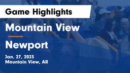 Mountain View  vs Newport  Game Highlights - Jan. 27, 2023