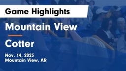 Mountain View  vs Cotter  Game Highlights - Nov. 14, 2023