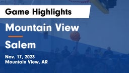 Mountain View  vs Salem  Game Highlights - Nov. 17, 2023