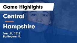 Central  vs Hampshire  Game Highlights - Jan. 21, 2022