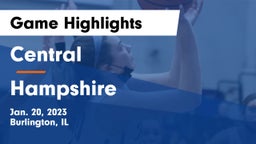 Central  vs Hampshire  Game Highlights - Jan. 20, 2023