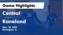 Central  vs Kaneland  Game Highlights - Nov. 18, 2023