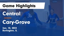 Central  vs Cary-Grove  Game Highlights - Jan. 10, 2024