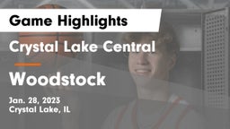 Crystal Lake Central  vs Woodstock  Game Highlights - Jan. 28, 2023