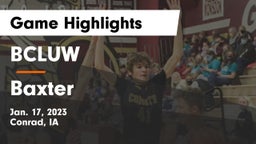 BCLUW  vs Baxter  Game Highlights - Jan. 17, 2023