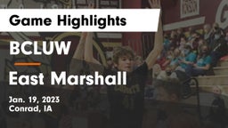 BCLUW  vs East Marshall  Game Highlights - Jan. 19, 2023