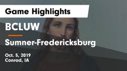 BCLUW  vs Sumner-Fredericksburg  Game Highlights - Oct. 5, 2019