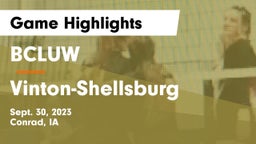 BCLUW  vs Vinton-Shellsburg Game Highlights - Sept. 30, 2023