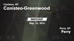 Matchup: Canisteo-Greenwood vs. Perry  2016