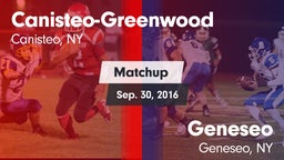 Matchup: Canisteo-Greenwood vs. Geneseo  2016