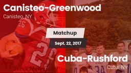 Matchup: Canisteo-Greenwood vs. Cuba-Rushford  2017