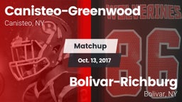 Matchup: Canisteo-Greenwood vs. Bolivar-Richburg  2017