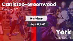 Matchup: Canisteo-Greenwood vs. York  2018