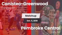 Matchup: Canisteo-Greenwood vs. Pembroke Central 2018