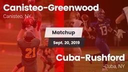 Matchup: Canisteo-Greenwood vs. Cuba-Rushford  2019