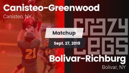 Matchup: Canisteo-Greenwood vs. Bolivar-Richburg  2019