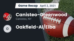 Recap: Canisteo-Greenwood  vs. Oakfield-Al/Elba 2021