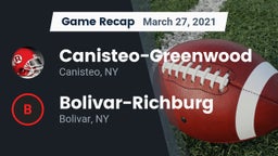 Recap: Canisteo-Greenwood  vs. Bolivar-Richburg  2021