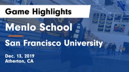 Menlo School vs San Francisco University  Game Highlights - Dec. 13, 2019