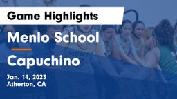 Menlo School vs Capuchino  Game Highlights - Jan. 14, 2023