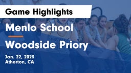 Menlo School vs Woodside Priory Game Highlights - Jan. 22, 2023