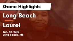 Long Beach  vs Laurel  Game Highlights - Jan. 18, 2020