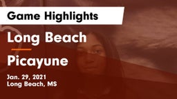 Long Beach  vs Picayune  Game Highlights - Jan. 29, 2021