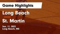 Long Beach  vs St. Martin  Game Highlights - Jan. 11, 2022